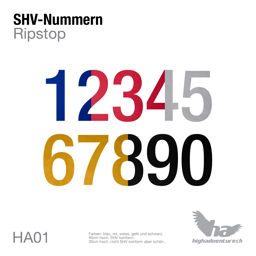 Show details for SHV-Nummern aus Ripstop Picture of SHV-Nummern aus Ripstop