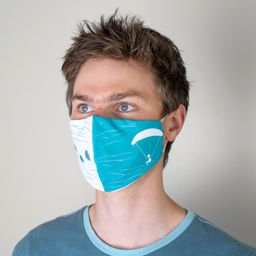 Show details for NOVA Mund- und Nasenmaske mit Gleitschirm Design Picture of NOVA Mund- und Nasenmaske mit Gleitschirm Design