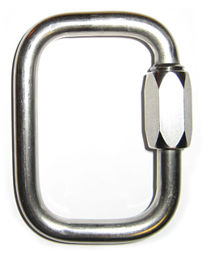Afficher les détails pour Maillon Rapide, 6mm, Rechteck, INOX Image de Maillon Rapide, 6mm, Rechteck, INOX