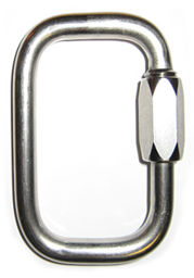 Afficher les détails pour Maillon Rapide, 6mm Spezial, Rechteck, INOX Image de Maillon Rapide, 6mm Spezial, Rechteck, INOX