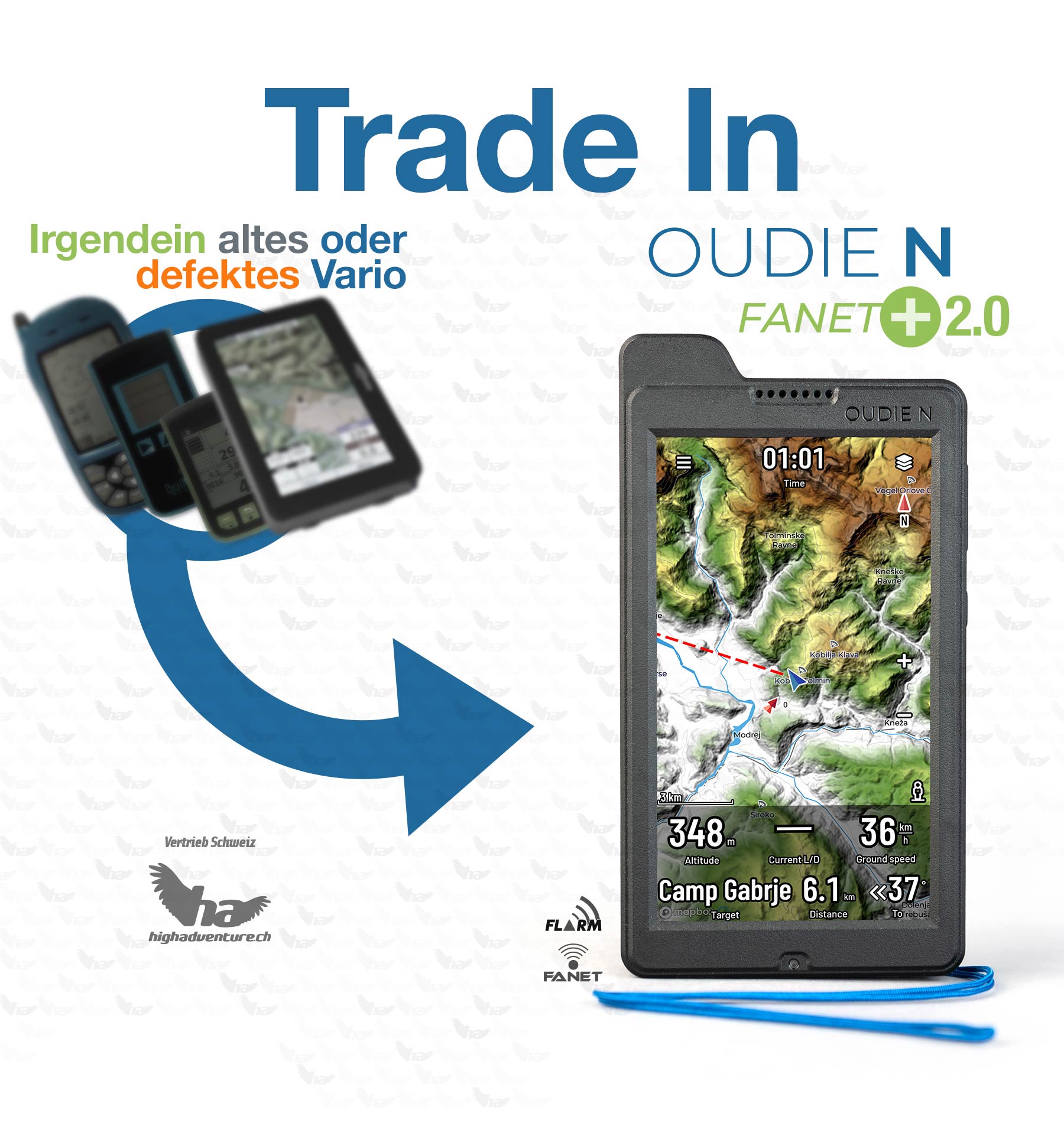 Image de Trade In irgendein altes oder defektes Vario > Oudie N Fanet+ 2.0